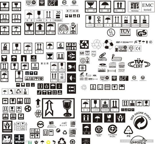 包裝箱標(biāo)識(shí)圖大集合設(shè)計(jì)圖 其他圖標(biāo) 標(biāo)志圖標(biāo)